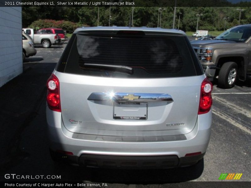 Silver Ice Metallic / Light Titanium/Jet Black 2011 Chevrolet Equinox LS