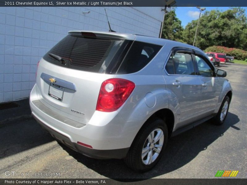 Silver Ice Metallic / Light Titanium/Jet Black 2011 Chevrolet Equinox LS
