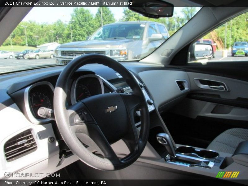 Silver Ice Metallic / Light Titanium/Jet Black 2011 Chevrolet Equinox LS