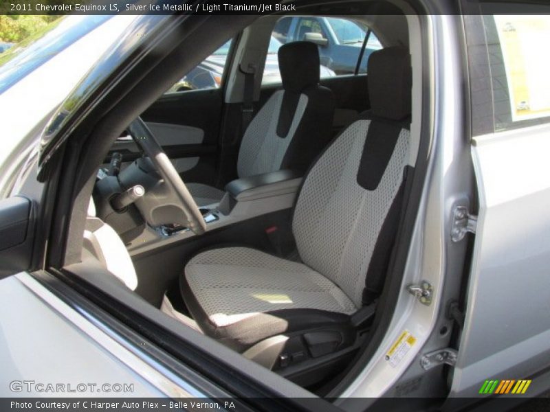 Silver Ice Metallic / Light Titanium/Jet Black 2011 Chevrolet Equinox LS