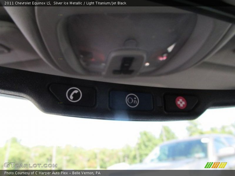 Silver Ice Metallic / Light Titanium/Jet Black 2011 Chevrolet Equinox LS