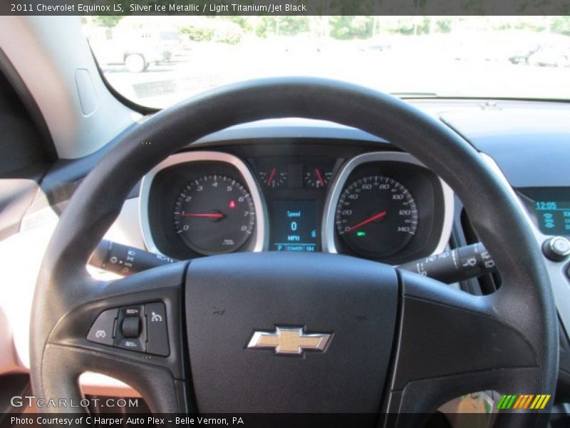 Silver Ice Metallic / Light Titanium/Jet Black 2011 Chevrolet Equinox LS