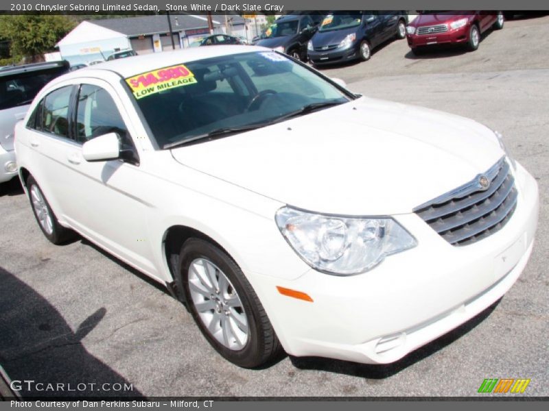 Stone White / Dark Slate Gray 2010 Chrysler Sebring Limited Sedan
