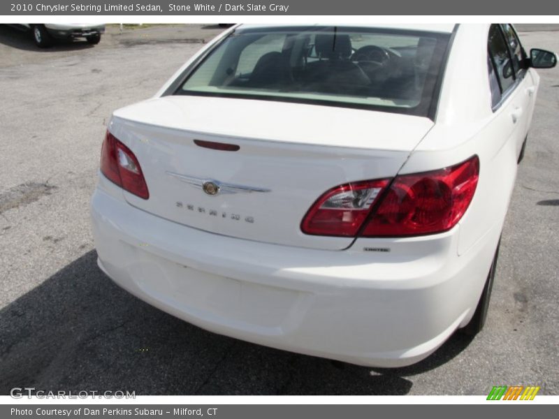 Stone White / Dark Slate Gray 2010 Chrysler Sebring Limited Sedan