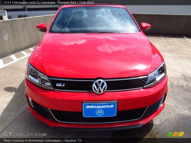 Tornado Red / Titan Black 2014 Volkswagen Jetta GLI Autobahn