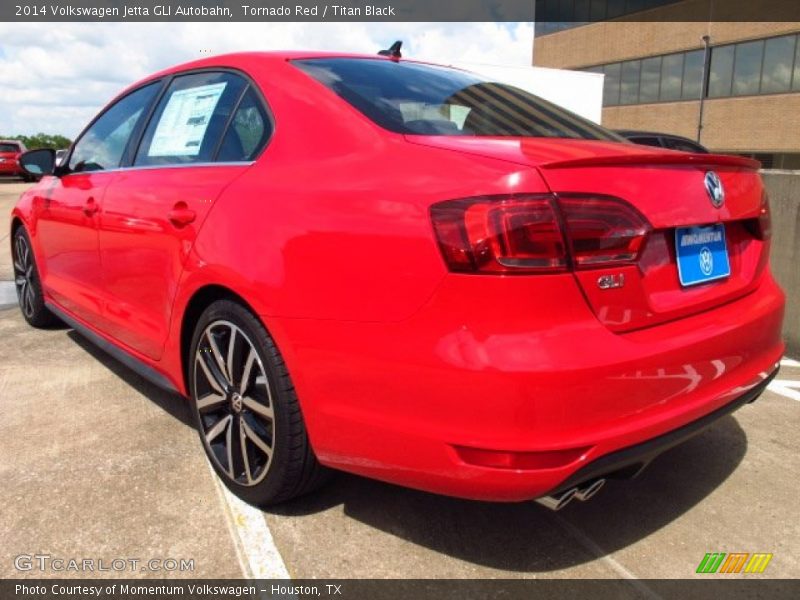 Tornado Red / Titan Black 2014 Volkswagen Jetta GLI Autobahn