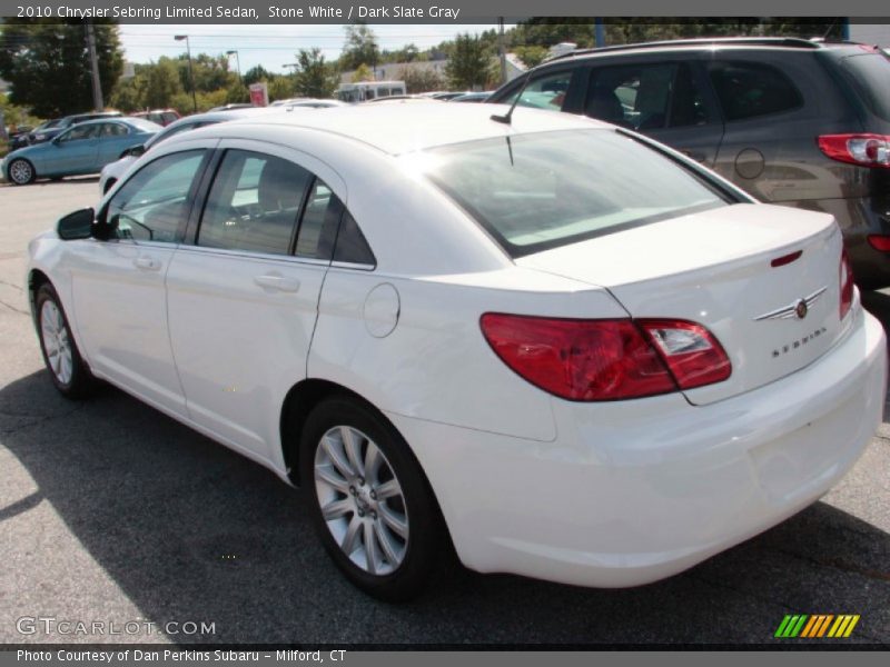 Stone White / Dark Slate Gray 2010 Chrysler Sebring Limited Sedan