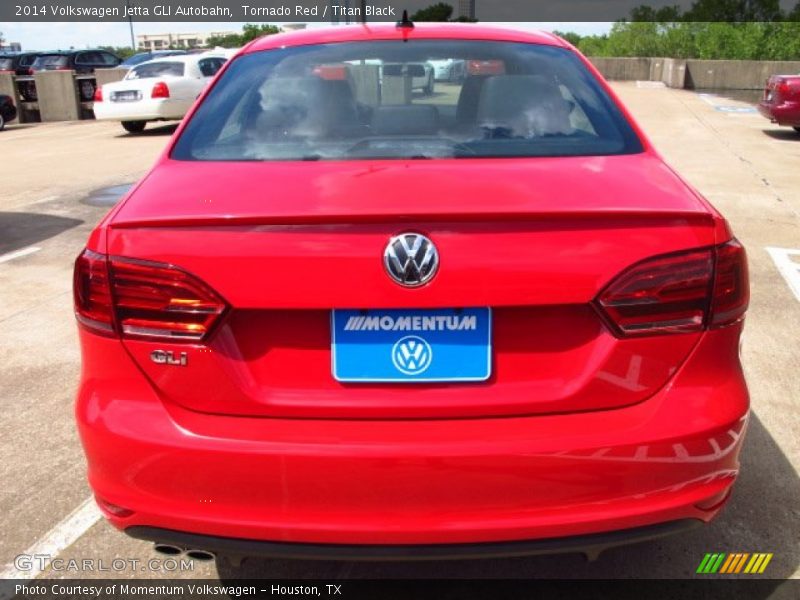Tornado Red / Titan Black 2014 Volkswagen Jetta GLI Autobahn