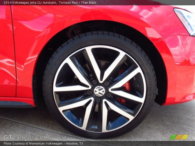 Tornado Red / Titan Black 2014 Volkswagen Jetta GLI Autobahn