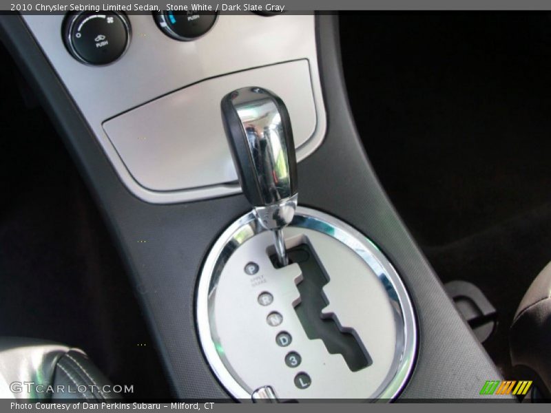 Stone White / Dark Slate Gray 2010 Chrysler Sebring Limited Sedan