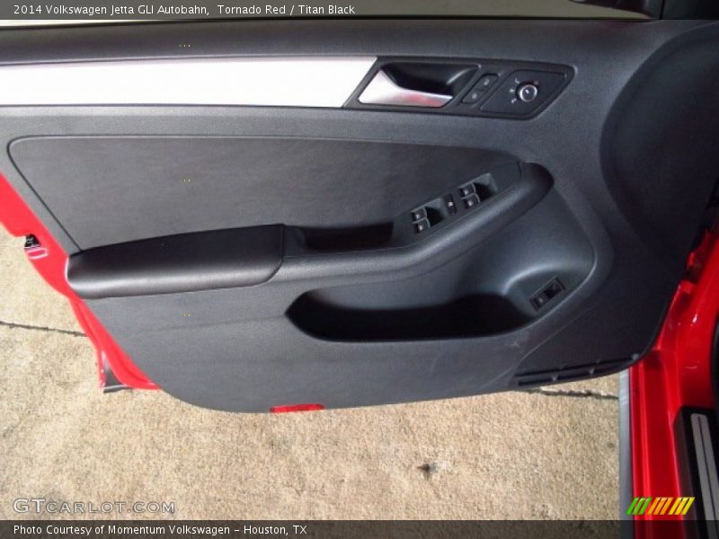 Tornado Red / Titan Black 2014 Volkswagen Jetta GLI Autobahn