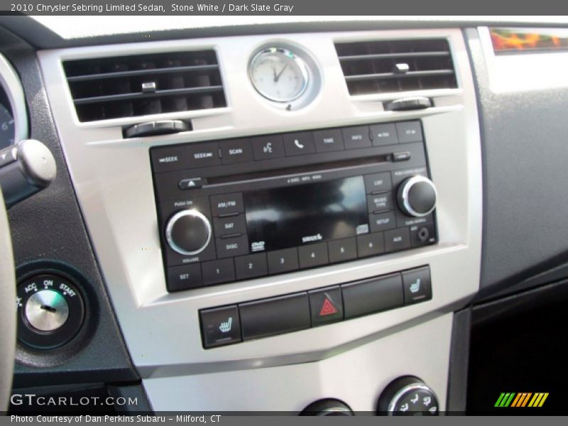 Stone White / Dark Slate Gray 2010 Chrysler Sebring Limited Sedan