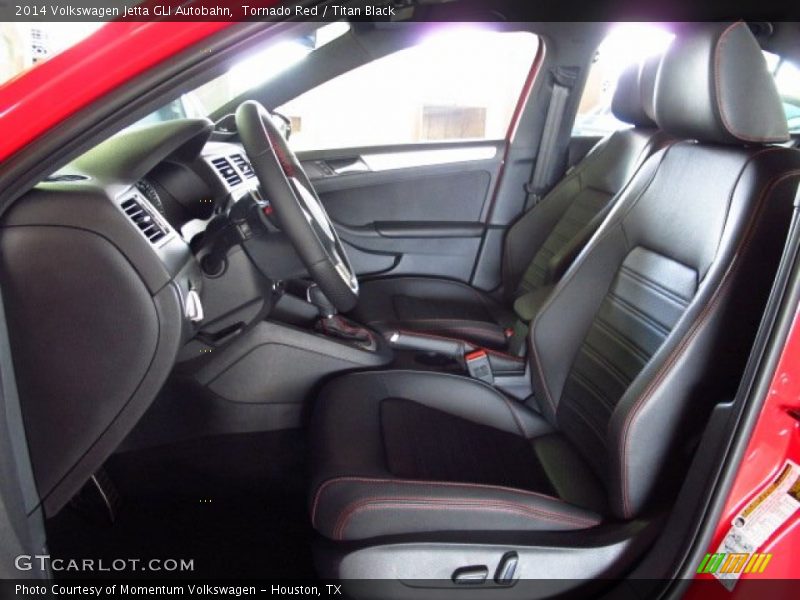 Tornado Red / Titan Black 2014 Volkswagen Jetta GLI Autobahn