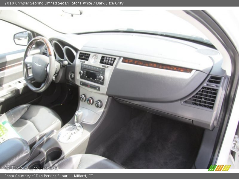 Stone White / Dark Slate Gray 2010 Chrysler Sebring Limited Sedan