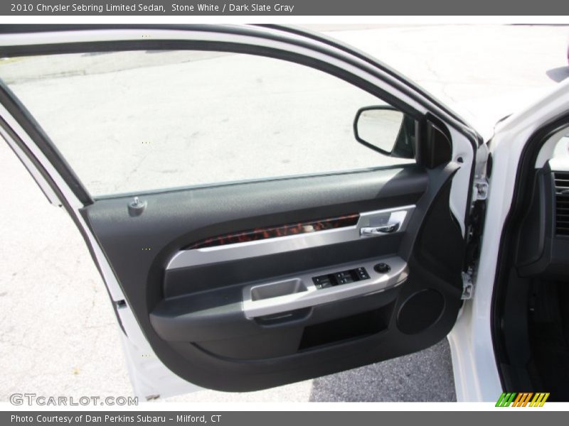 Stone White / Dark Slate Gray 2010 Chrysler Sebring Limited Sedan