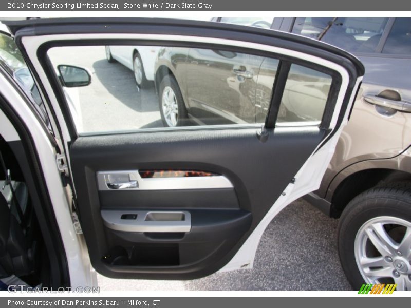 Stone White / Dark Slate Gray 2010 Chrysler Sebring Limited Sedan