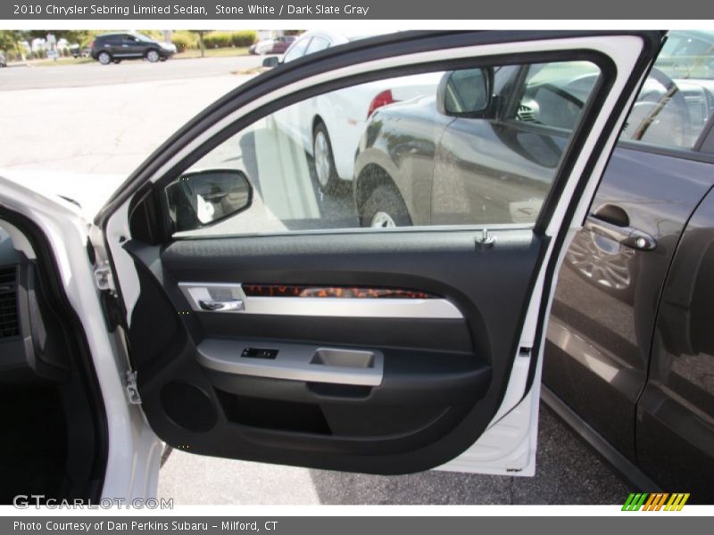 Stone White / Dark Slate Gray 2010 Chrysler Sebring Limited Sedan