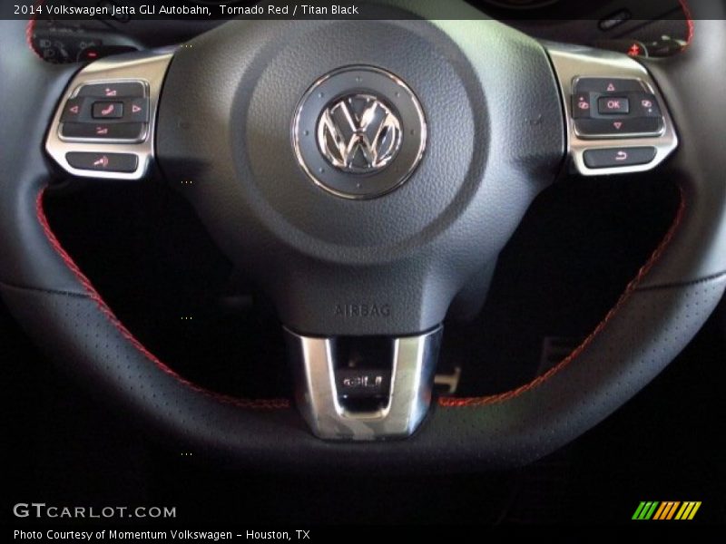 Tornado Red / Titan Black 2014 Volkswagen Jetta GLI Autobahn