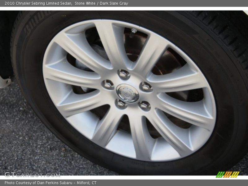 Stone White / Dark Slate Gray 2010 Chrysler Sebring Limited Sedan