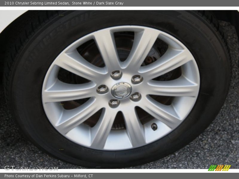 Stone White / Dark Slate Gray 2010 Chrysler Sebring Limited Sedan