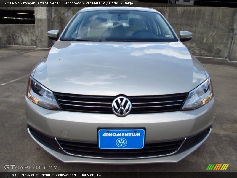 Moonrock Silver Metallic / Cornsilk Beige 2014 Volkswagen Jetta SE Sedan