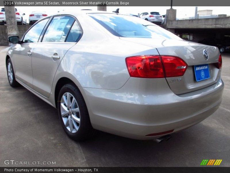 Moonrock Silver Metallic / Cornsilk Beige 2014 Volkswagen Jetta SE Sedan