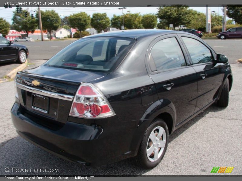 Black Granite Metallic / Charcoal 2011 Chevrolet Aveo LT Sedan
