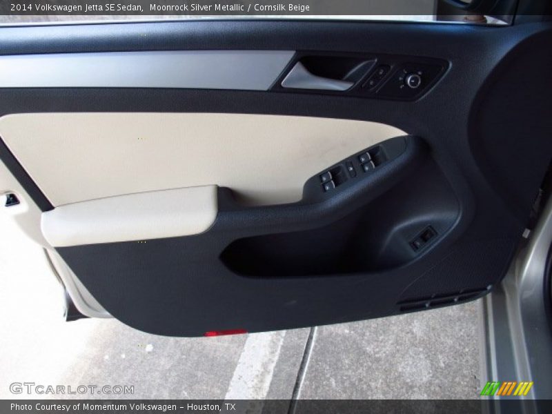 Moonrock Silver Metallic / Cornsilk Beige 2014 Volkswagen Jetta SE Sedan
