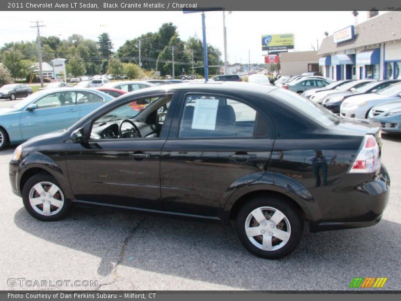 Black Granite Metallic / Charcoal 2011 Chevrolet Aveo LT Sedan