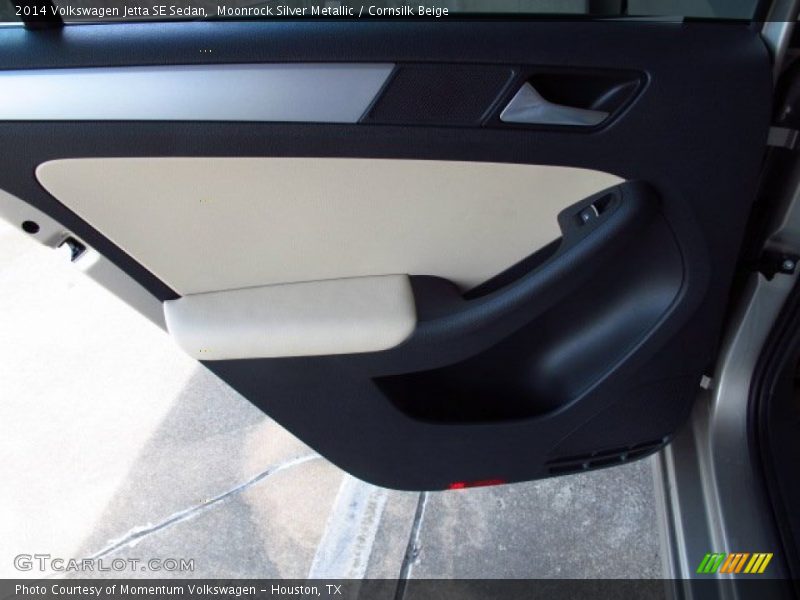 Moonrock Silver Metallic / Cornsilk Beige 2014 Volkswagen Jetta SE Sedan