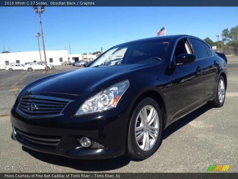Obsidian Black / Graphite 2010 Infiniti G 37 Sedan