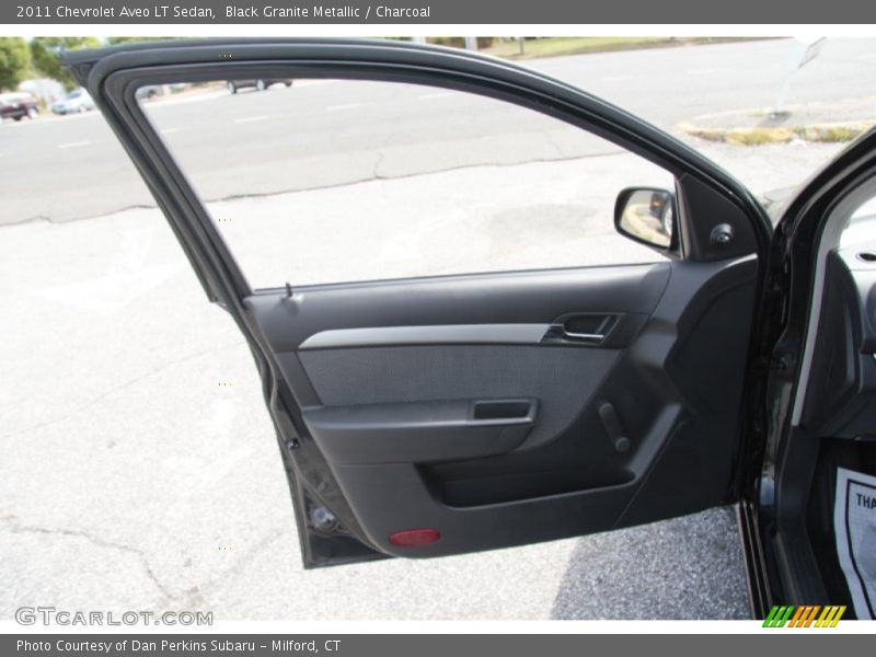 Black Granite Metallic / Charcoal 2011 Chevrolet Aveo LT Sedan