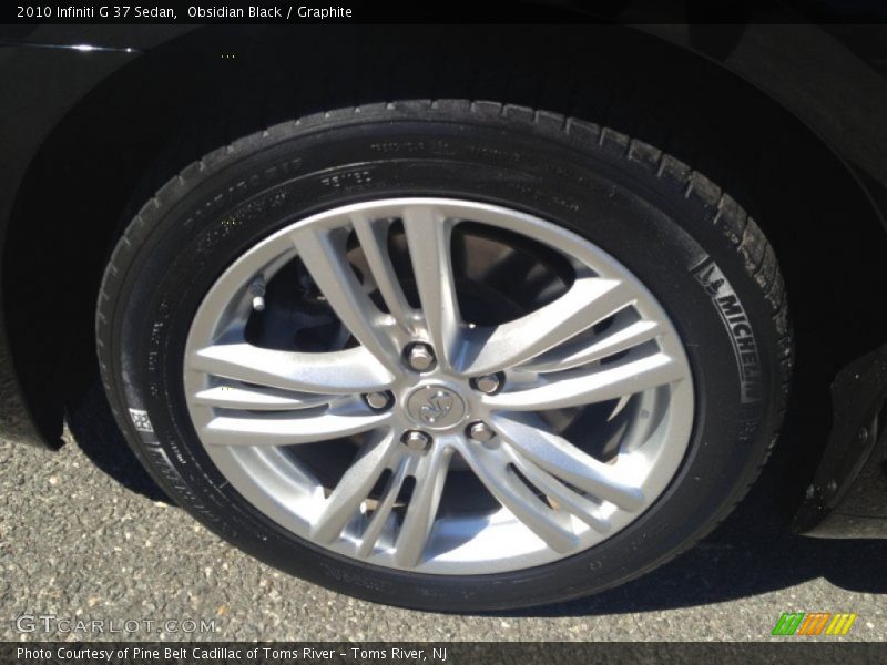 Obsidian Black / Graphite 2010 Infiniti G 37 Sedan