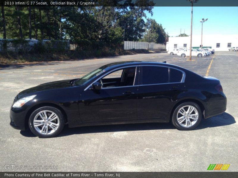 Obsidian Black / Graphite 2010 Infiniti G 37 Sedan