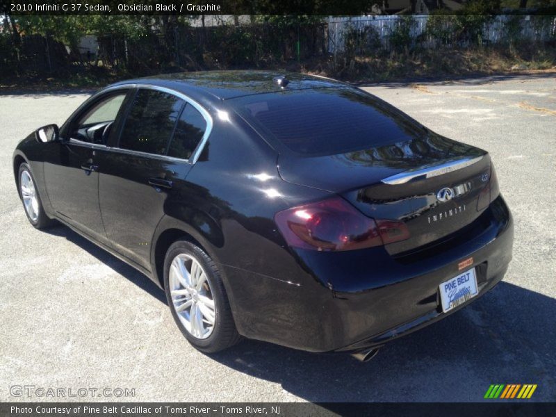 Obsidian Black / Graphite 2010 Infiniti G 37 Sedan