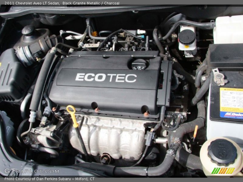 Black Granite Metallic / Charcoal 2011 Chevrolet Aveo LT Sedan