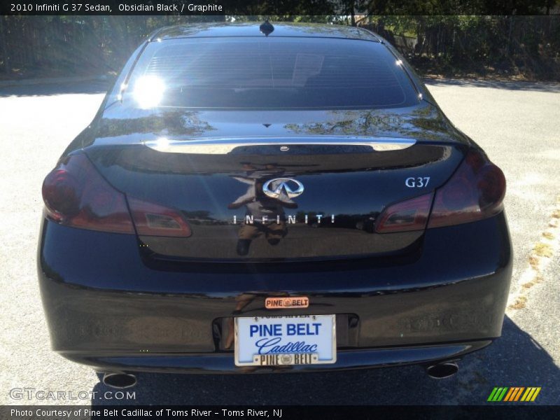 Obsidian Black / Graphite 2010 Infiniti G 37 Sedan