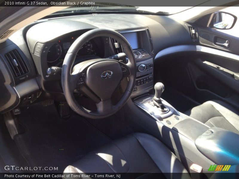 Obsidian Black / Graphite 2010 Infiniti G 37 Sedan