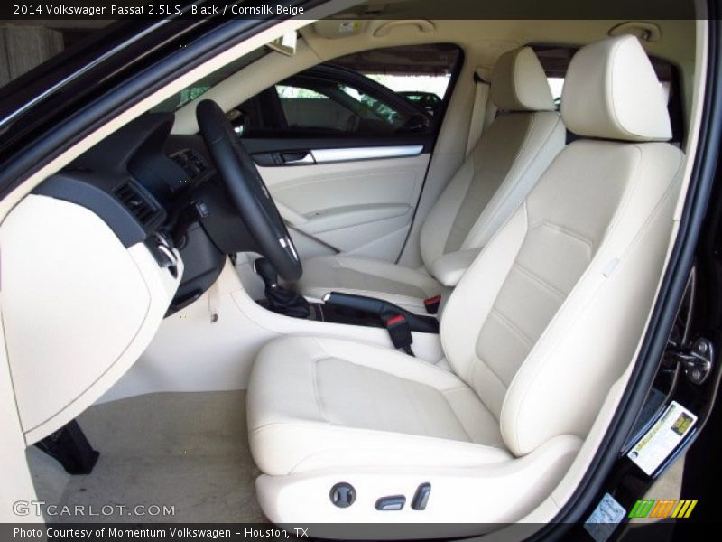 Black / Cornsilk Beige 2014 Volkswagen Passat 2.5L S