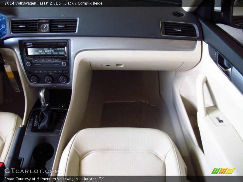 Black / Cornsilk Beige 2014 Volkswagen Passat 2.5L S