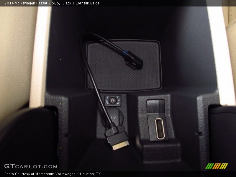 Black / Cornsilk Beige 2014 Volkswagen Passat 2.5L S