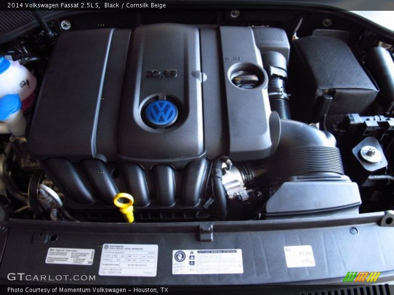 Black / Cornsilk Beige 2014 Volkswagen Passat 2.5L S