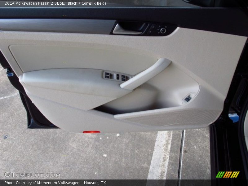 Black / Cornsilk Beige 2014 Volkswagen Passat 2.5L SE