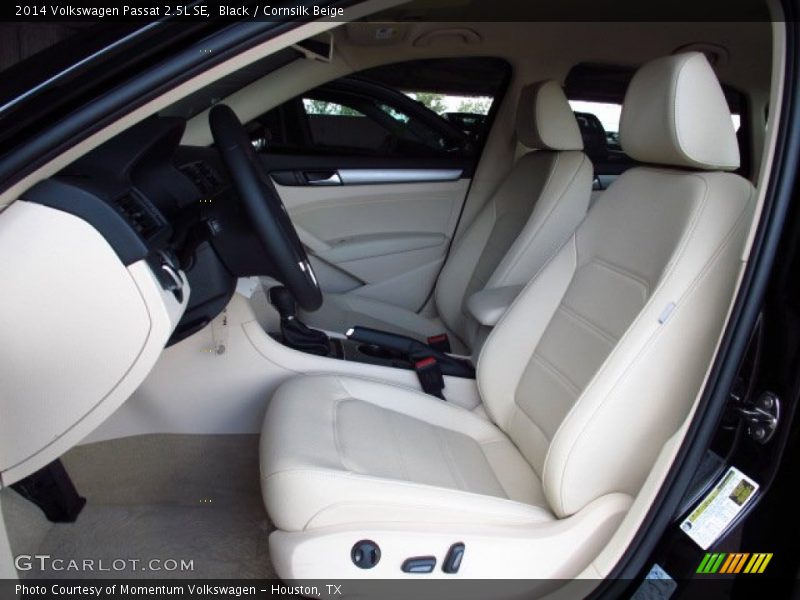 Black / Cornsilk Beige 2014 Volkswagen Passat 2.5L SE