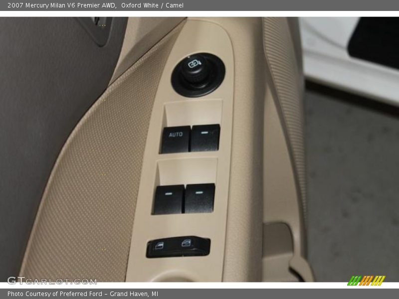 Oxford White / Camel 2007 Mercury Milan V6 Premier AWD