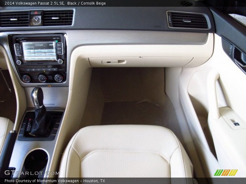 Black / Cornsilk Beige 2014 Volkswagen Passat 2.5L SE