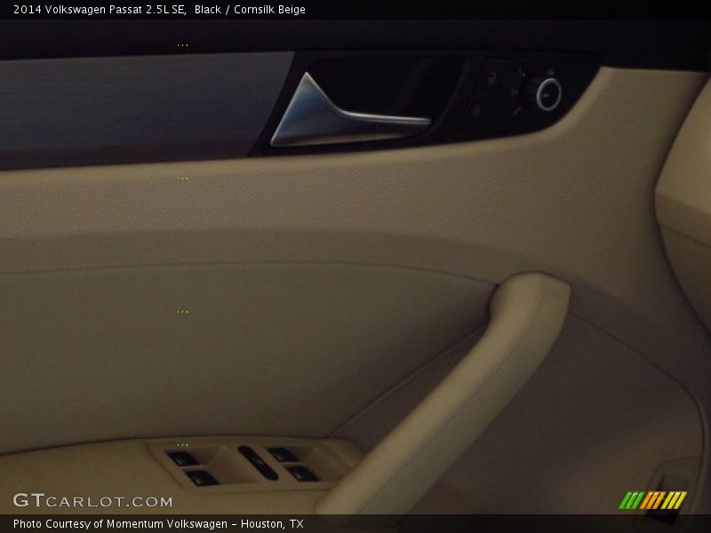 Black / Cornsilk Beige 2014 Volkswagen Passat 2.5L SE