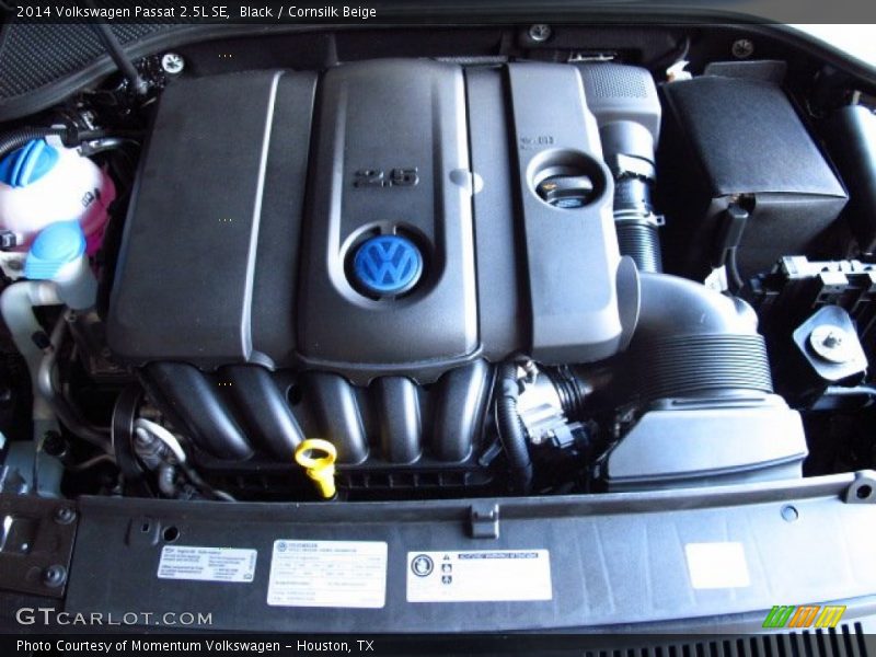 Black / Cornsilk Beige 2014 Volkswagen Passat 2.5L SE