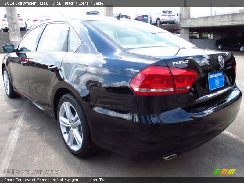 Black / Cornsilk Beige 2014 Volkswagen Passat TDI SE