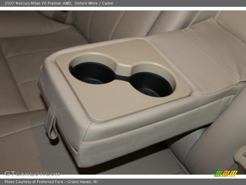 Oxford White / Camel 2007 Mercury Milan V6 Premier AWD